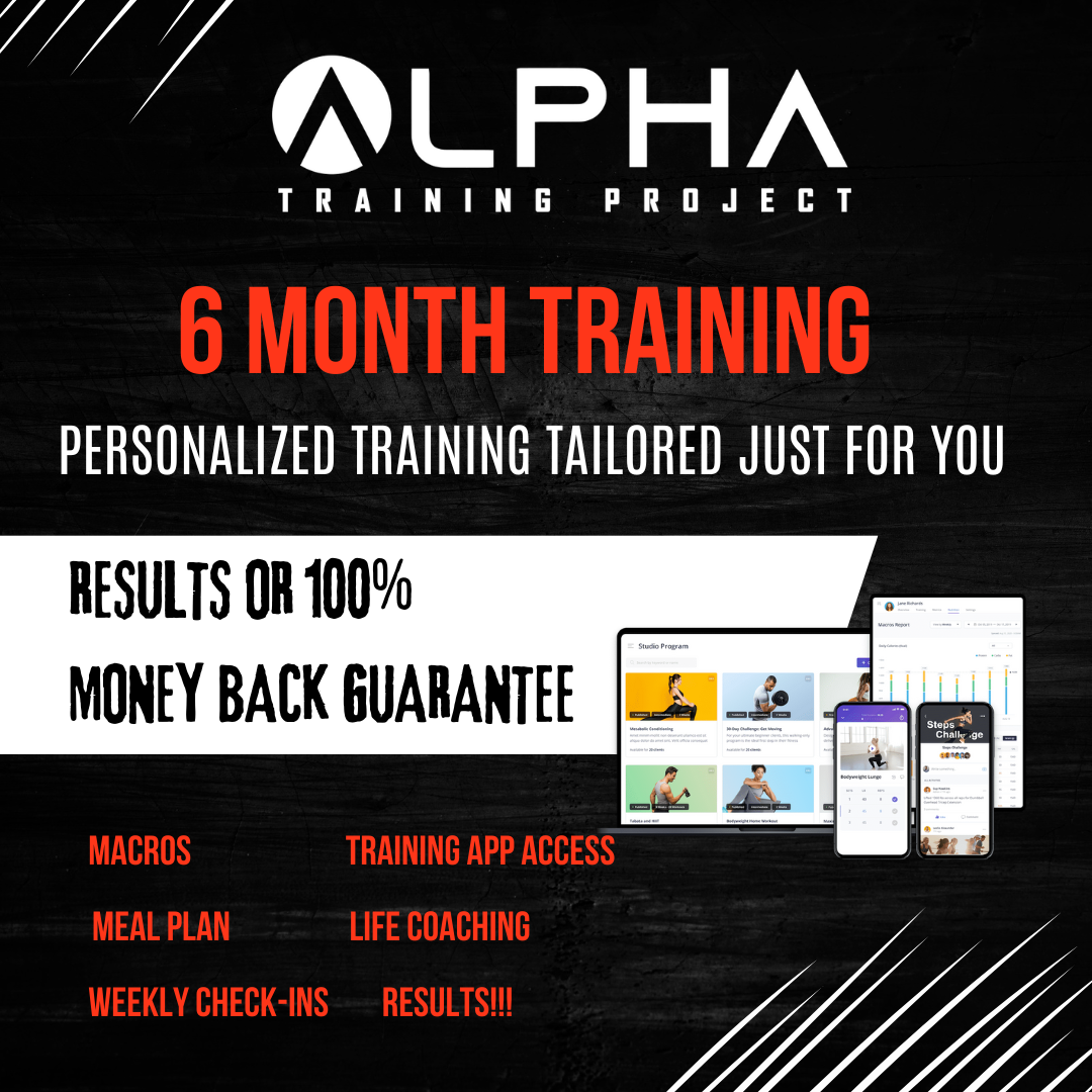 Alpha Fit ELITE - 6 MONTH total transformation package